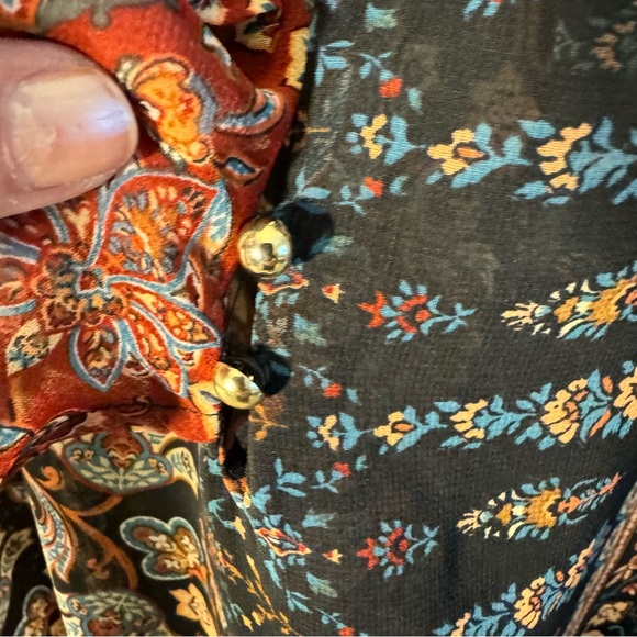 Zara print blouse with paisley - Picture 7 of 11